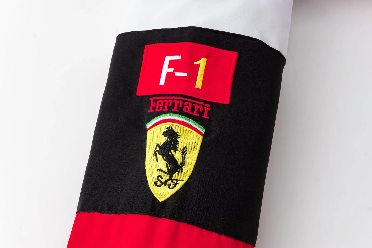 White Ferrari Vintage Racing Jacket