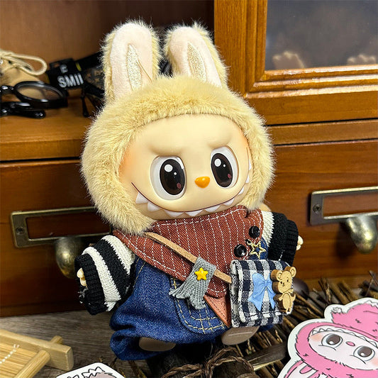 Vestito Labubu teddy con borsello